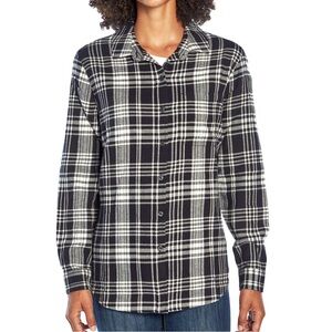 NWT Gap Ladies Boyfriend Flannel Top Size Small